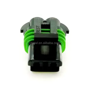 2pin Delphi Vrouwelijke Sensor Plug Auto Fan Plug Vrouwelijke Connectoren Aptiv Metri-Pack 280 Serie Connector 15300027