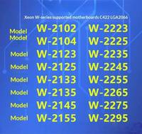 Nouveau processeur serveur Intel Xeon W-2223 2225 2235 2123 2125 2133 2135 2145 2155 2245 2255 LGA 2066 DDR5 Interface IDE monocanal