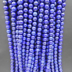Perles Rondes en Grenat Rouge et Quartz Fraise pour la Fabrication de Bijoux DIY, <span class=keywords><strong>Pierre</strong></span> Naturelle de Grenat à Trou pour Bijoux DIY, Tailles 4/6/8/10/12MM - Product Image 6