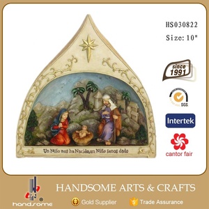 7.5 Inch Resin Home Decor Religious Items Hand Holy Family Statues - Product Image 4