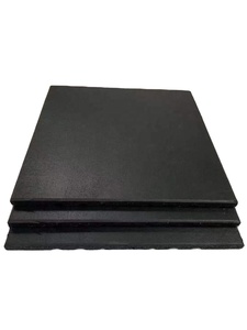 กระเบื้องปูพื้นยิม <span class=keywords><strong>EPDM</strong></span> กันลื่น เป็นมิตรกับสิ่งแวดล้อม ขนาด 50*50 ซม. แบบประกบกันได้ สำหรับ<span class=keywords><strong>ฟิตเนส</strong></span>และสนามเด็กเล่น ขายส่ง - Product Image 1