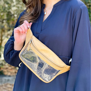 נשים חזה שקיות עבור קונצרטים סיטונאי אצטדיון הסיטונאי אושר חגורת ענידת ארנק pvc נקי נשים - Product Image 4
