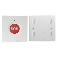 Expédition de masse en usine, rapide, bouton SOS à un bouton, boîtier en plastique étanche avec cordon de serrage avec télécommande à fil
