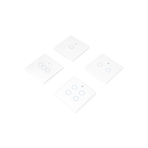 Tuya ไฟติดผนังอัจฉริยะสำหรับบ้าน1/2/3/4แก๊งควบคุมด้วยระบบสัมผัสอัจฉริยะพร้อมเสียง Alexa รองรับการจับคู่ WiFi/2.4GHz - Product Image 1