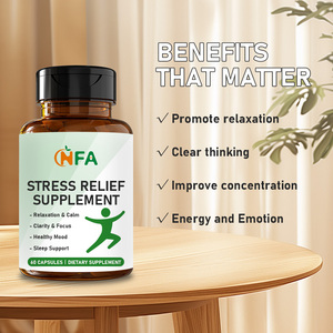 Capsules de complément anti-stress à marque privée, contenant de la vitamine B1 et de la vitamine B2, favorisant la clarté mentale et l'équilibre de l'humeur - Product Image 6