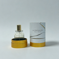 Coffret Cadeau de Parfum Premium avec Insert Cylindrique en EVA, Taille Personnalisée, Logo, Emballage de Luxe pour Fragrances, Estampage Élégant sur Papier Kraft