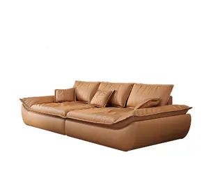 Canapé, canapé nuage surdimensionné confortable avec siège profond et grand canapé rembourré 6 oreillers