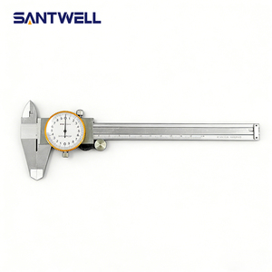 Calibrador de Precisión Industrial Resistente a Impactos 0-150/200/300mm, Medidor de Alta Precisión de Acero al Carbono Endurecido con Estuche - Product Image 1