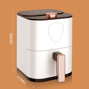 Friteuse à air 5L grande capacité multifonctionnelle électrique domestique entièrement automatique à commande numérique en acier inoxydable antiadhésive PTFE - Product Image 4