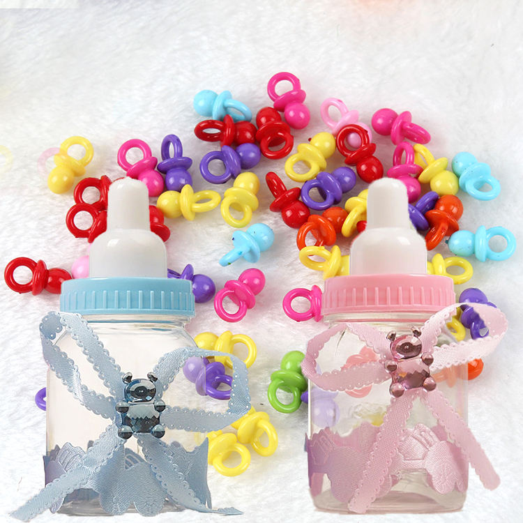 Ducha <span class=keywords><strong>de</strong></span> bebé botella <span class=keywords><strong>de</strong></span> bebé teta regalo favores <span class=keywords><strong>niño</strong></span> o niña <span class=keywords><strong>de</strong></span> plástico transparente caja <span class=keywords><strong>de</strong></span> dulces favores