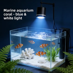 Projecteur LED COB Série Horizon JSD 2026 pour Aquarium, Accessoires pour Biotopes et Réservoirs, Boîtier <span class=keywords><strong>en</strong></span> Alliage d'Aluminium, Remplacement Complet 1:1 - Product Image 2