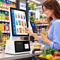 Caisse enregistreuse POS tout-en-un 15,6 pouces, système de point de vente pour les magasins de détail