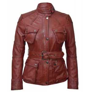 Veste en cuir véritable pour femmes au design unique, très vendue, respirante, décontractée pour l'été, vente en gros, taille personnalisée - Product Image 1