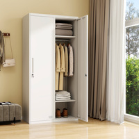 Armoire de rangement moderne en acier Homniture avec design durable, légère, autoportante et verrouillable pour le salon et le bureau