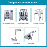 HANNPRO Forte demande Machine d'emballage automatique d'aliments congelés pour poulet Machine d'emballage à grande vitesse de sacs préfabriqués