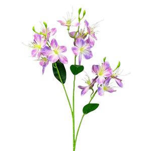Fleur artificielle de jasmin unique en PU pour impression 3D, décoration maison et mariage, ornements floraux artificiels en gros - Product Image 5