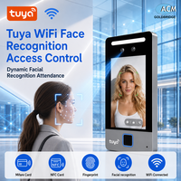 Contrôleur d'accès autonome à reconnaissance faciale avec empreinte digitale, code PIN et RFID, écran tactile 5 pouces, Wi-Fi TCP/IP, approvisionnement en gros OEM