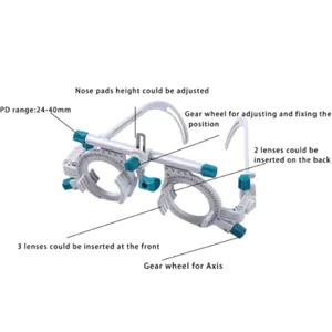 Aanpasbare Obm Optometrie Apparatuur Pd Aanpassing Optische Proefframe TF-G Optische Instrumenten Te Koop