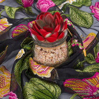2025 gros Haute Couture inde multicolore fleur motif broderie tissu pour sacs mariages Textiles de maison trame tricoté