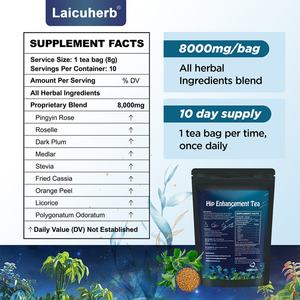 Té Herbal Laicuherb para Aumentar los Glúteos, Vegano, Sin Gluten, Sin OMG, en Caja, para Glúteos Firmes - Product Image 6