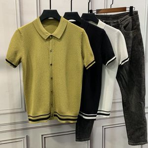 <span class=keywords><strong>Polo</strong></span> Homme Léger et Luxueux, Haut de Gamme Européen en Maille Ajusté et Respirant, T-shirt à Col et Manches Courtes pour Homme - Product Image 2