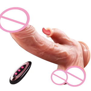 Double-Ended Adult Sex Toy Soft Female Dildo Masturbator with Variable Frequency G-Spot Simulation <b>Vibrator</b> in Box - Product Image 4