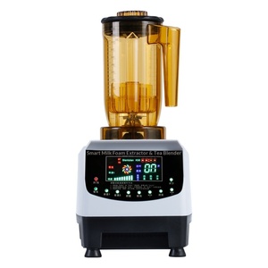Extracteur de thé intelligent professionnel haute performance, mixeur pour smoothies, 1800W, 5+ vitesses, mousseur à lait pour salons de thé, cafés de desserts - Product Image 6