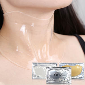 Patchs anti-rides en cristal en gros, masque en <span class=keywords><strong>feuille</strong></span> <span class=keywords><strong>de</strong></span> collagène hydratant et raffermissant à la vitamine C pour le cou et la poitrine - Product Image 2