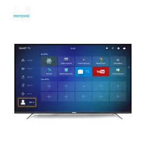 Merek Tiongkok 100 inci UHD 4K LED Smart TV produsen sistem Android tampilan LCD Format HD kaca Tempered Digital antarmuka Wifi