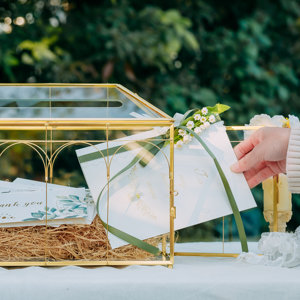 Grand terrarium géométrique en verre or rose <span class=keywords><strong>maison</strong></span> verte pour <span class=keywords><strong>cactus</strong></span> de jardin et plante vivante pour pot de fleur de pépinière à la <span class=keywords><strong>maison</strong></span> - Product Image 6