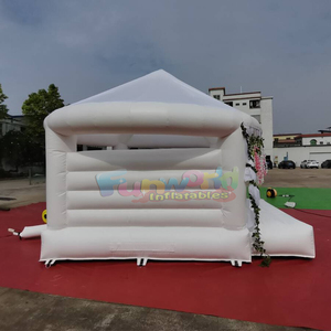 บ้านลมสีขาวสำหรับงานแต่งงาน บ้านเด้งดึ๋งสำหรับปาร์ตี้ ปราสาทลมสำหรับเด็ก - Product Image 5
