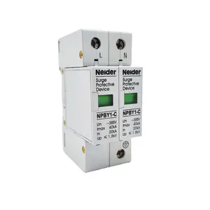 Lowest Price NPBY1-C 20kA Type 2 AC Circuit Power Lightning SPD Surge Protector