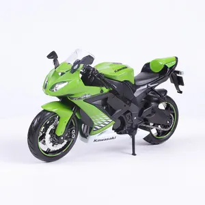 1:/12 modelo de motocicleta de simulação acessórios montados de carro coleção ninja motocicleta kawasaki zx-10r modelo de motocicleta