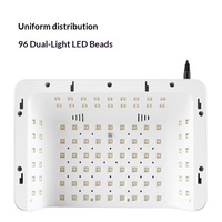 Lampe UV LED portable double main pour ongles, grande surface de photothérapie, séchage rapide haute puissance