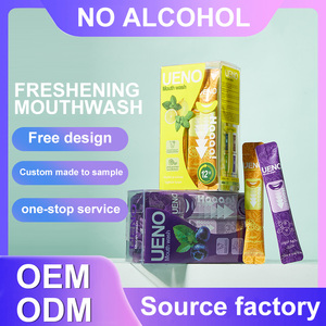 UENO 20 unidades de enjuague bucal desechable con sabor a menta y frutas, en barra individual portátil, elimina la halitosis, para uso en viajes y actividades al aire libre - Product Image 2