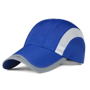 Thể Thao Ngoài Trời UV Bảo Vệ Có Thể Gập Lại Chạy Hat Phản Quang Sọc Tùy Chỉnh Thêu Logo Không Thấm Nước Nhanh Chóng Khô Mũ Bóng Chày - Product Image 3