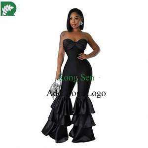 Mujeres americanas Moda de una pieza Vendaje Body Tube Top Cake Pierna Pantalones Elegante Banquete <span class=keywords><strong>Pie</strong></span> Outfit - Product Image 6