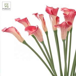 Hoa <span class=keywords><strong>Calla</strong></span> <span class=keywords><strong>Lily</strong></span> giả chất liệu PU cao cấp, kích thước lớn, như thật, màu trắng, dùng trang trí đám cưới, tiệc tùng, nhà cửa, làm vật trang trí trung tâm bàn. - Product Image 3