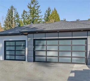 LongTai Hot Sell 2022 Latest Aluminum Alloy + Glass <strong>Segmented</strong> Automatic Garage <strong>Door</strong> Factory Price and Motor