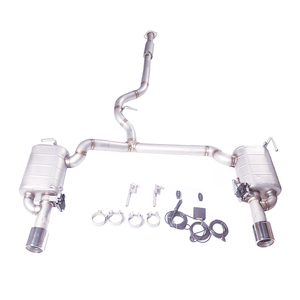 Sistema de Escape Deportivo Catback de Acero Inoxidable con Puntas para Subaru <span class=keywords><strong>Forester</strong></span> 2.5L 2019-2024 - Product Image 1