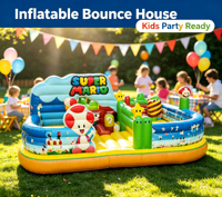 Structure gonflable combinée pour enfants, de qualité commerciale, en PVC, pour la location événementielle, les jardins d'enfants et les fêtes familiales