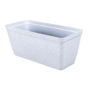 Venta caliente 41x18cm Colorido Interior y exterior Rectangular Maceta <span class=keywords><strong>de</strong></span> <span class=keywords><strong>plástico</strong></span> Maceta <span class=keywords><strong>de</strong></span> resina barata para plantas y flores (FW-11-3) - Product Image 3