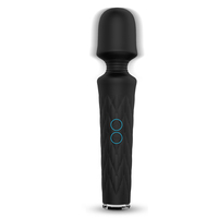 Wiederauf ladbarer starker Schock AV Vibrator weibliche Masturbation Massage Vibrator