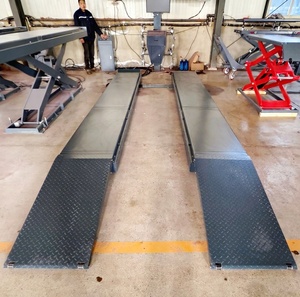 Elevador de Autos de Doble Cizalla Ultrafino de Acero con Capacidad de 4T/5T para Ahorrar Espacio, Ideal para Talleres Comerciales y Reparaciones de Automóviles - Product Image 3