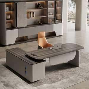 <span class=keywords><strong>Bureau</strong></span> d'ordinateur moderne <span class=keywords><strong>de</strong></span> luxe léger et écologique, réglage électrique intelligent à double moteur, hauteur ajustable, <span class=keywords><strong>rangement</strong></span> verrouillable, <span class=keywords><strong>bois</strong></span> simple - Product Image 4