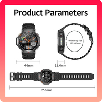 Smartwatch SENBONOKC91 con Chiamate Wireless, Monitoraggio Frequenza Cardiaca e Sonno, GPS, AI GPT Q&A, Bussola, Orologio Intelligente da Uomo