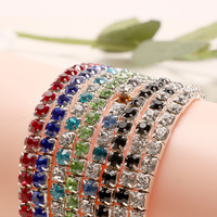 Bracelet chaîne de tennis personnalisable, accessoires unisexes mignons et tendance, pierre principale zircon, cadeau tendance, bijoux d'usine