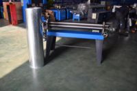 Machine de pliage automatique à 3 rouleaux de haute qualité pour la formation de conduits d'air en tôle galvanisée de 1,5 mm en acier au carbone