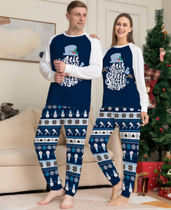 Set <span class=keywords><strong>di</strong></span> Abbigliamento Natalizio Mamma Papà Bambino/a Inverno 2025 Capodanno Madre Figlia Cotone Pigiami Natalizi Coordinati per Famiglia - Product Image 5