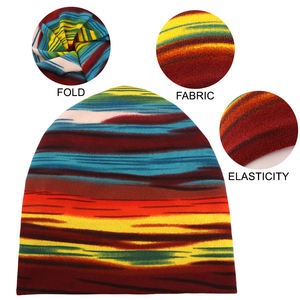 Bonnet souple coloré personnalisé Hat Stretch Hip-Hop Warm Skull Caps Unisexe Baggy Beanie léger - Product Image 3
